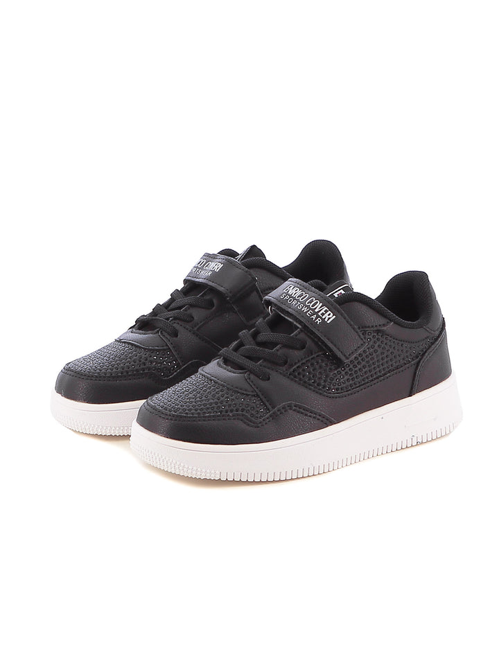 Sneakers con strappi bambina ENRICO COVERI SPORTSWEAR CKG424C04B nero | Costa Superstore
