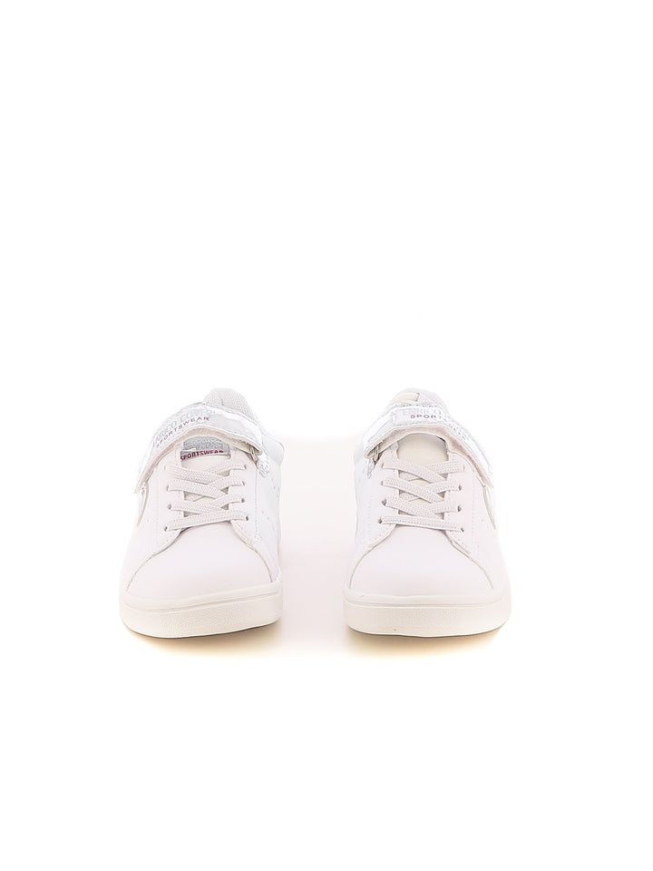 Sneakers con strappi bambina ENRICO COVERI SPORTSWEAR CKG424C20A bianco | Costa Superstore