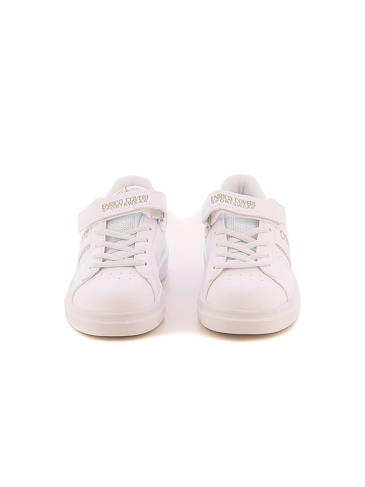 Sneakers con strappi bambina ENRICO COVERI SPORTSWEAR CKG424C39B oro | Costa Superstore