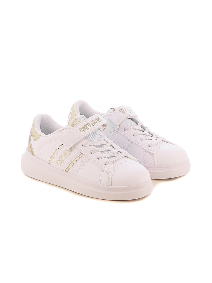 Sneakers con strappi bambina ENRICO COVERI SPORTSWEAR CKG424C39B oro | Costa Superstore