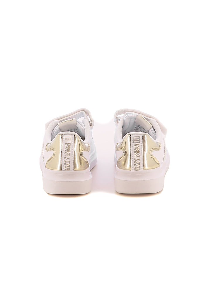 Sneakers con strappi bambina ENRICO COVERI SPORTSWEAR CKG424C39B oro | Costa Superstore