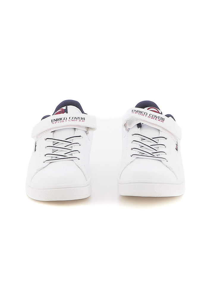 Sneakers con strappi bambino ENRICO COVERI SPORTSWEAR CKS424C10B bianco | Costa Superstore