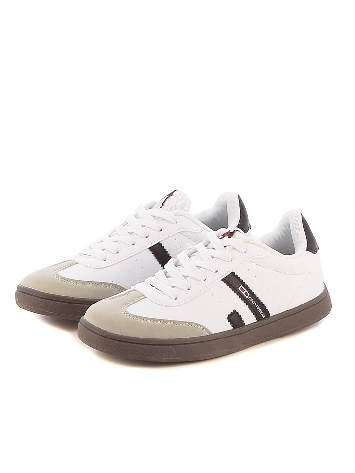 Sneakers con strappi bambino ENRICO COVERI SPORTSWEAR CKS424C14C bianco nero | Costa Superstore