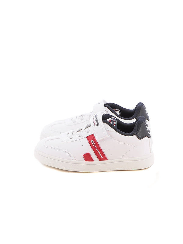 Sneakers con strappi bambino ENRICO COVERI SPORTSWEAR CKS424C15A bianco | Costa Superstore