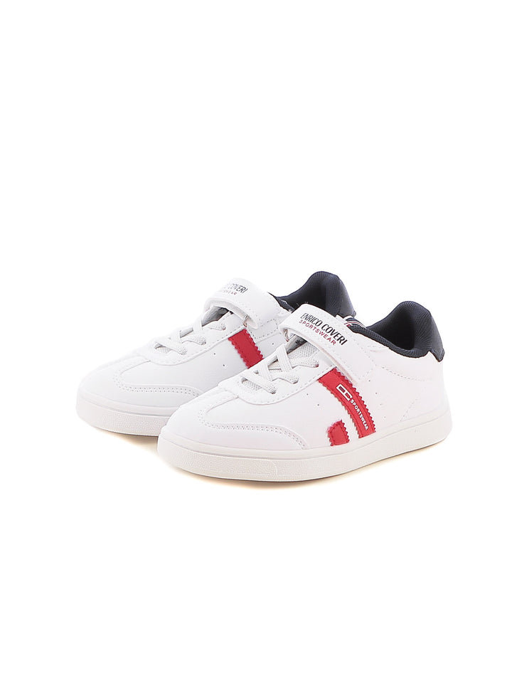 Sneakers con strappi bambino ENRICO COVERI SPORTSWEAR CKS424C15A bianco | Costa Superstore