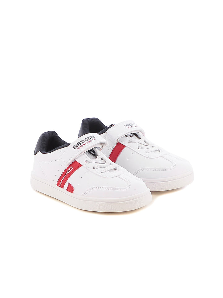 Sneakers con strappi bambino ENRICO COVERI SPORTSWEAR CKS424C15A bianco | Costa Superstore