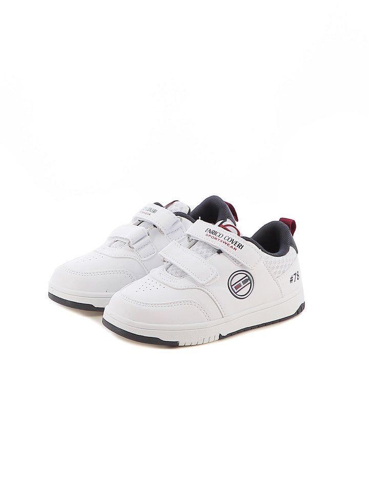 Sneakers con strappi bambino ENRICO COVERI SPORTSWEAR CKS426C39A bianco | Costa Superstore