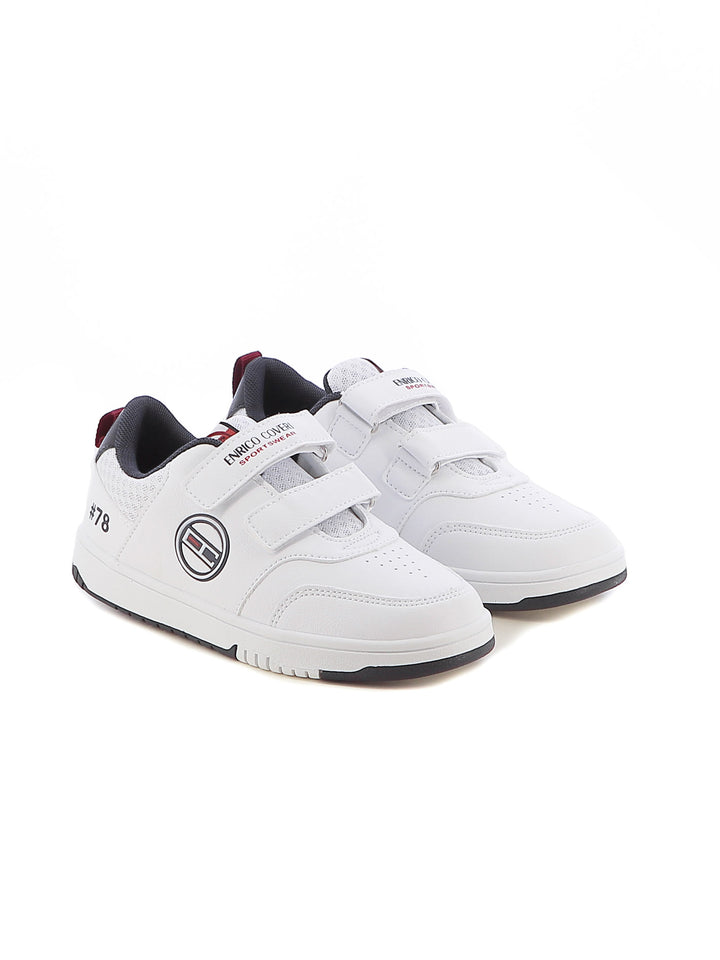 Sneakers con strappi bambino ENRICO COVERI SPORTSWEAR CKS426C39B bianco | Costa Superstore