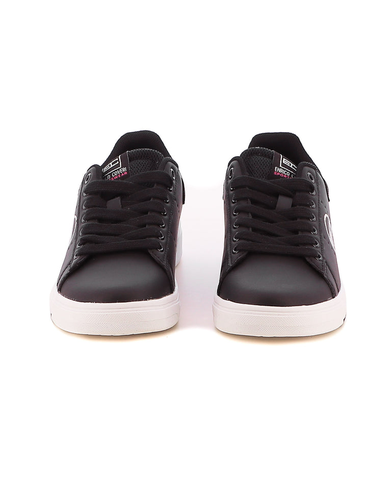 Sneakers stringate donna ENRICO COVERI SPORTSWEAR CSW424C00 nero | Costa Superstore