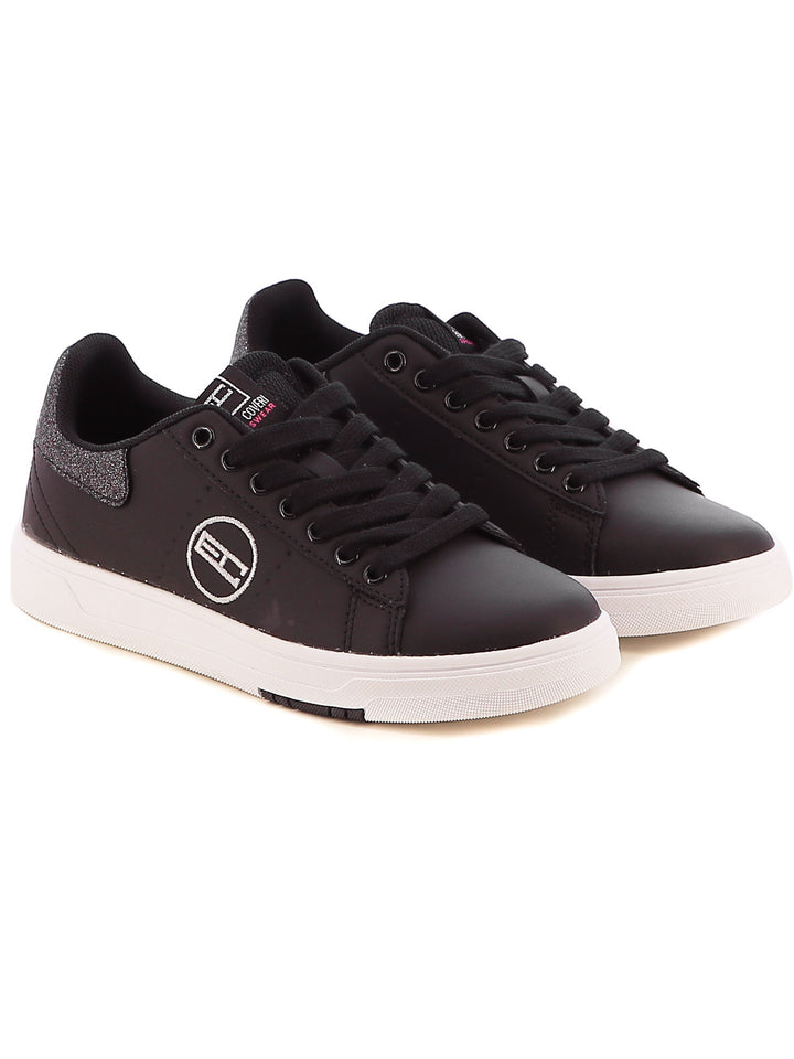 Sneakers stringate donna ENRICO COVERI SPORTSWEAR CSW424C00 nero | Costa Superstore
