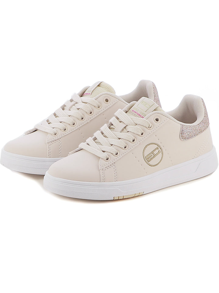 Sneakers stringate donna ENRICO COVERI SPORTSWEAR CSW424C00 beige chiaro | Costa Superstore