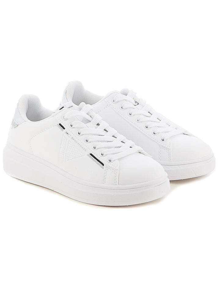 Sneakers stringate donna ENRICO COVERI SPORTSWEAR CSW424C34 bianco | Costa Superstore