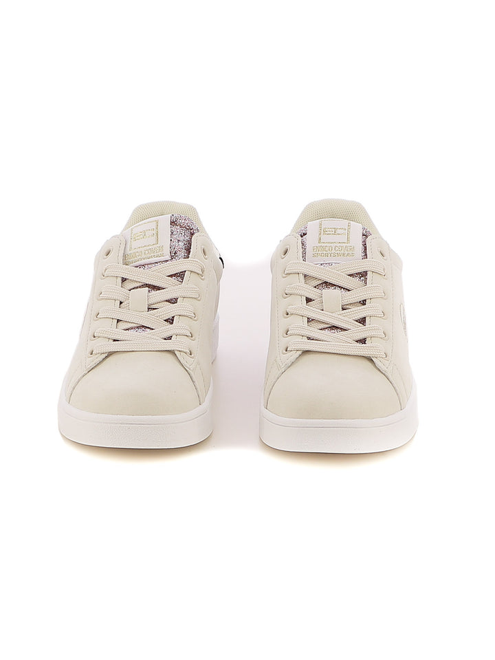 Sneakers stringate donna ENRICO COVERI SPORTSWEAR CSW424C65 beige scuro | Costa Superstore
