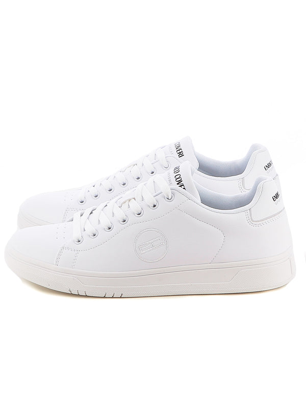 Sneakers stringate uomo ENRICO COVERI SPORTSWEAR ECS424302 bianco | Costa Superstore