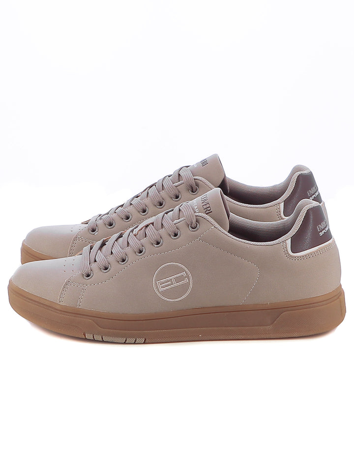Sneakers stringate uomo ENRICO COVERI SPORTSWEAR ECS424303 beige scuro | Costa Superstore
