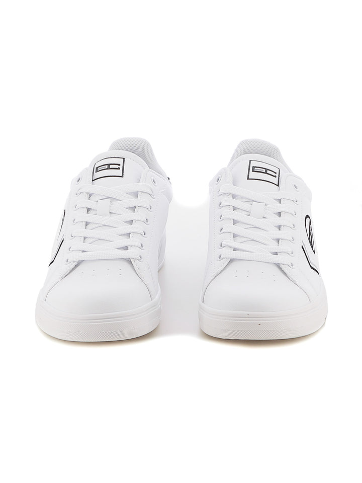 Sneakers stringate uomo ENRICO COVERI SPORTSWEAR ECS424305 bianco nero | Costa Superstore