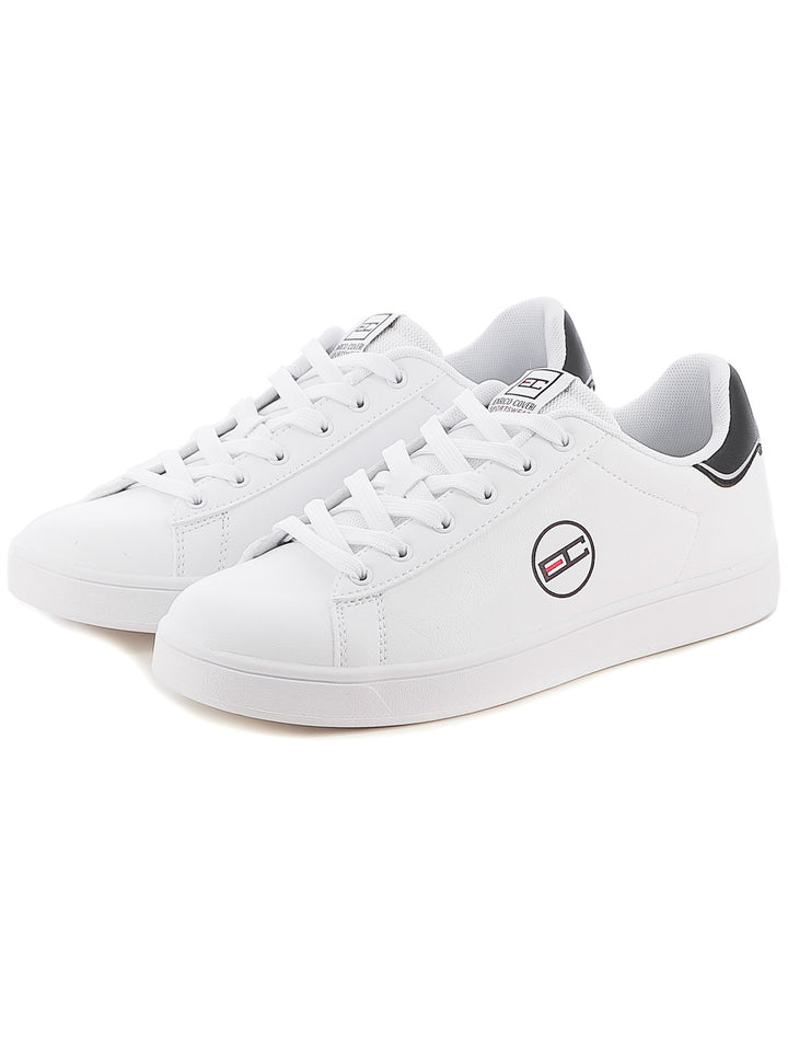 Sneakers stringate uomo ENRICO COVERI SPORTSWEAR ECS424321 bianco nero | Costa Superstore