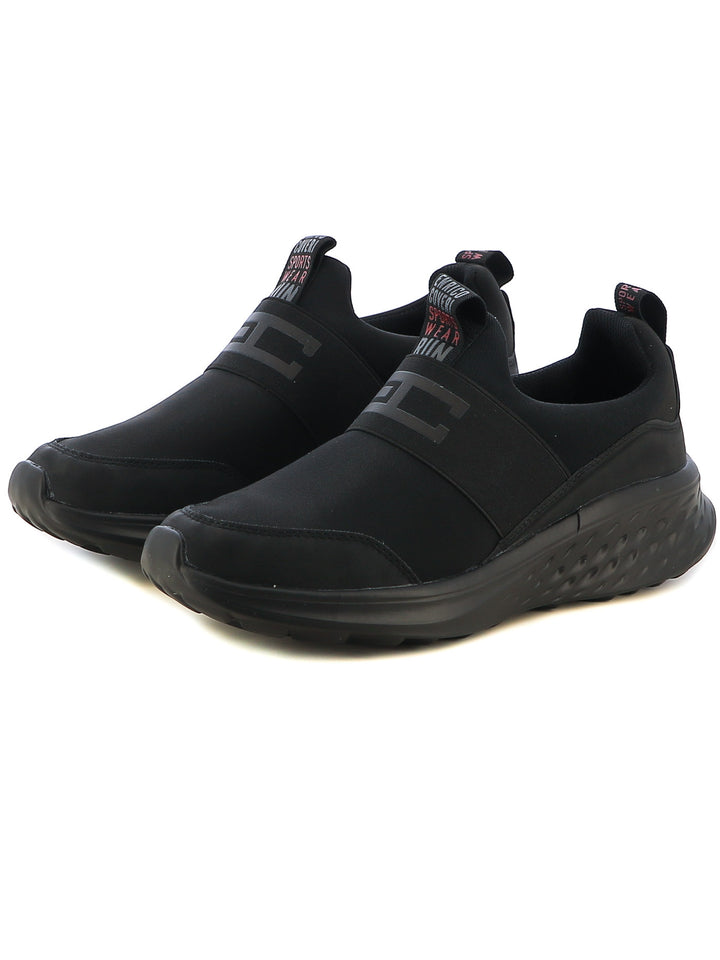 Sneakers senza lacci uomo ENRICO COVERI SPORTSWEAR ECS425307 nero | Costa Superstore