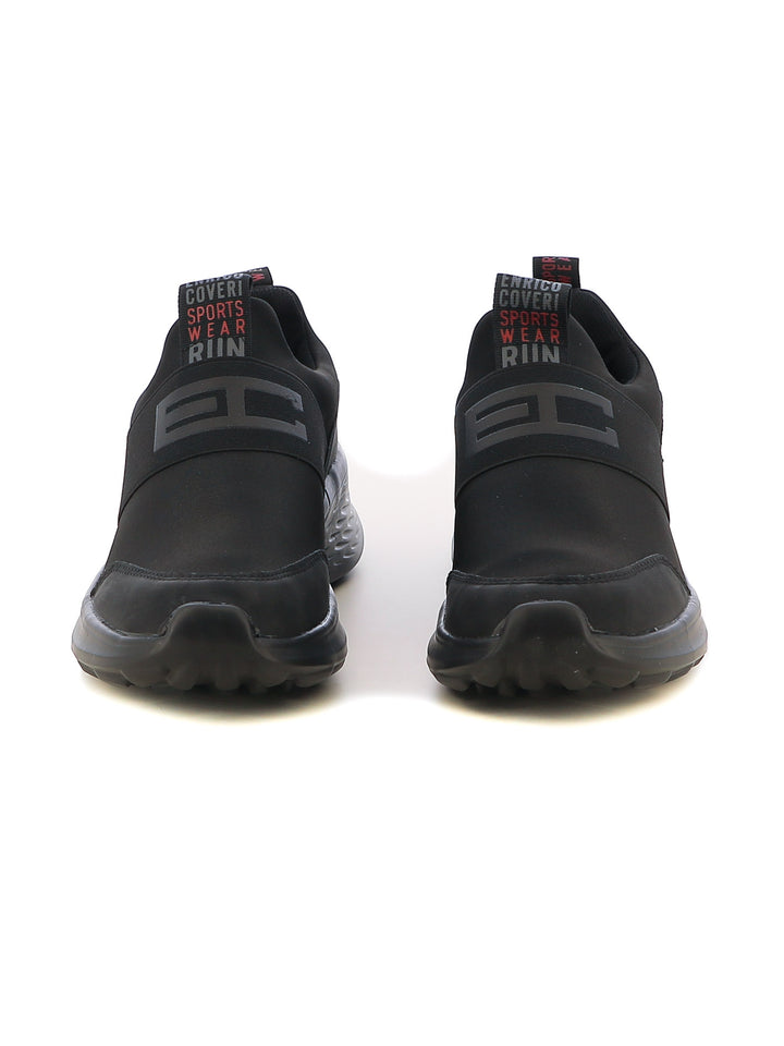 Sneakers senza lacci uomo ENRICO COVERI SPORTSWEAR ECS425307 nero | Costa Superstore