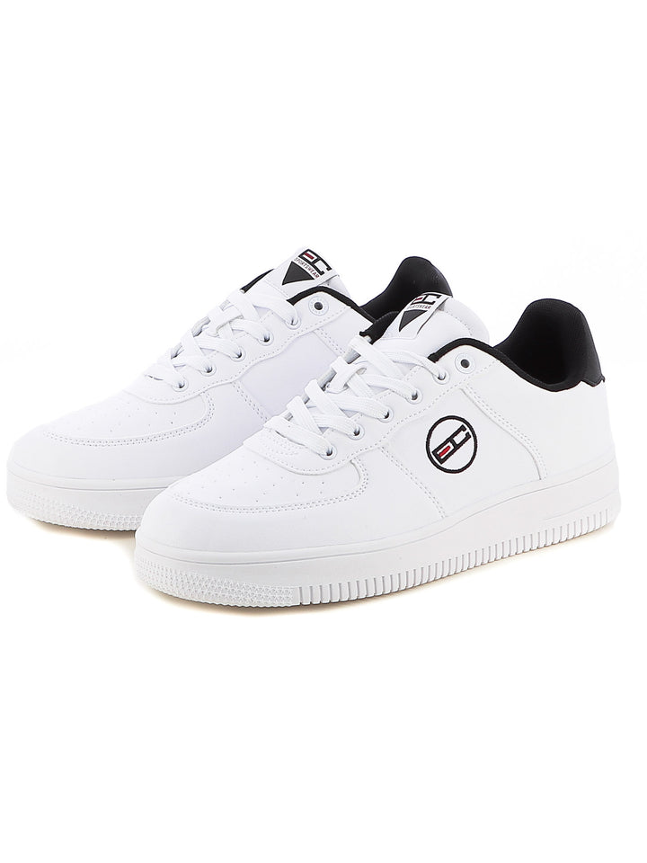 Sneakers stringate uomo ENRICO COVERI SPORTSWEAR ECS427320 bianco nero | Costa Superstore
