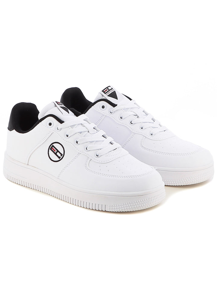 Sneakers stringate uomo ENRICO COVERI SPORTSWEAR ECS427320 bianco nero | Costa Superstore