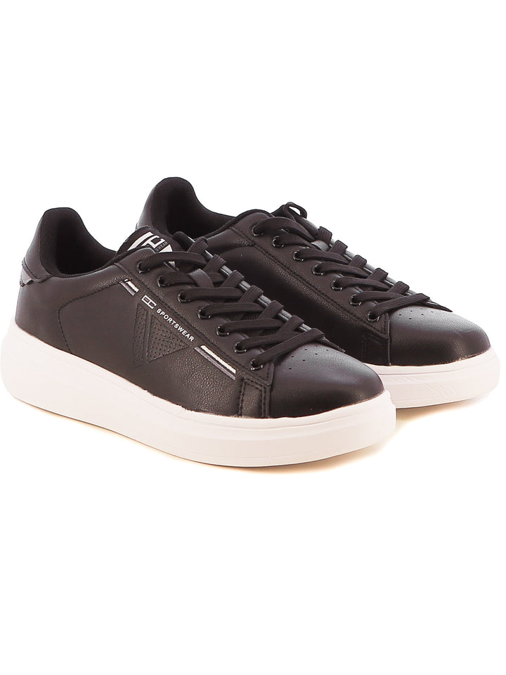 Sneakers stringate uomo ENRICO COVERI SPORTSWEAR ECS428315 nero | Costa Superstore