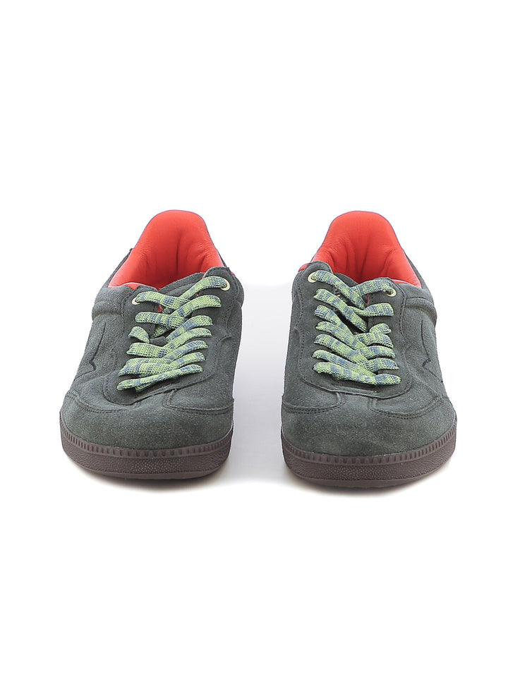 Sneakers stringate uomo GAS GAM424800 verde scuro | Costa Superstore