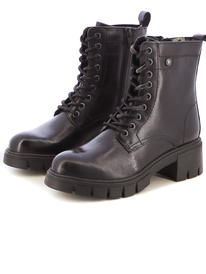 Anfibi donna GREENWOOD MOLLY-AW23-01L nero | Costa Superstore