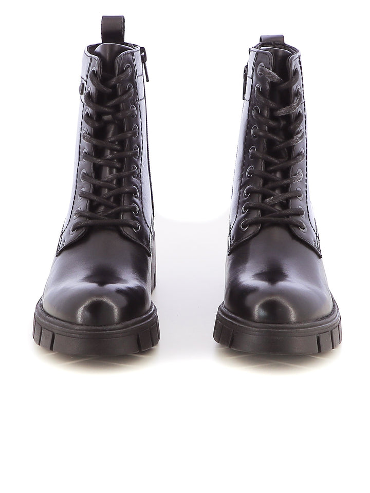 Anfibi donna GREENWOOD MOLLY-AW23-01L nero | Costa Superstore