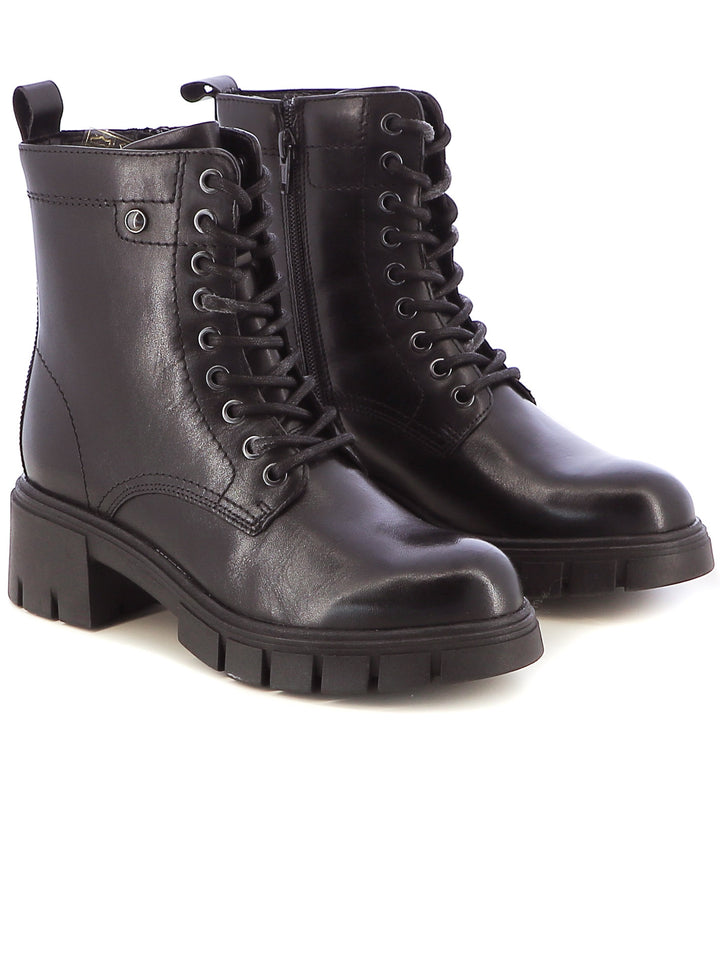 Anfibi donna GREENWOOD MOLLY-AW23-01L nero | Costa Superstore