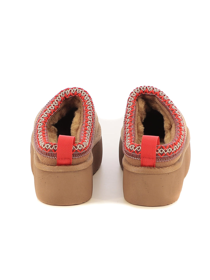 Sabot con pelliccia donna JEK JO I1253 cuoio | Costa Superstore