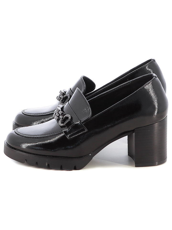 Mocassini con tacco donna JEK JO I380 nero | Costa Superstore