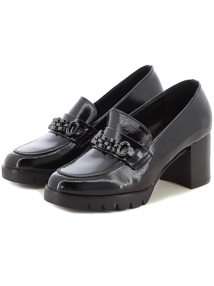 Mocassini con tacco donna JEK JO I380 nero | Costa Superstore