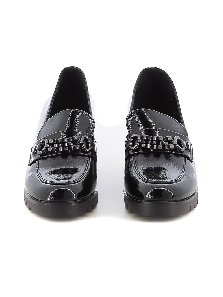 Mocassini con tacco donna JEK JO I380 nero | Costa Superstore