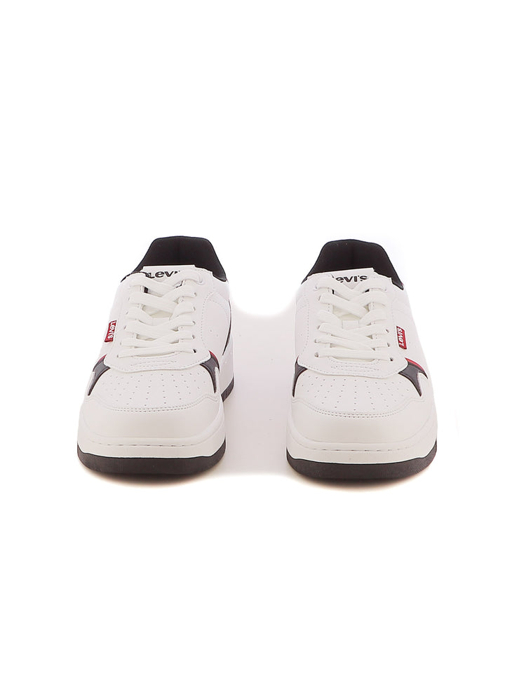 Sneakers stringate ragazzo LEVIS AIDEN VUNI0101S bianco nero | Costa Superstore