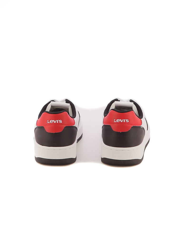 Sneakers stringate ragazzo LEVIS AIDEN VUNI0101S bianco nero | Costa Superstore