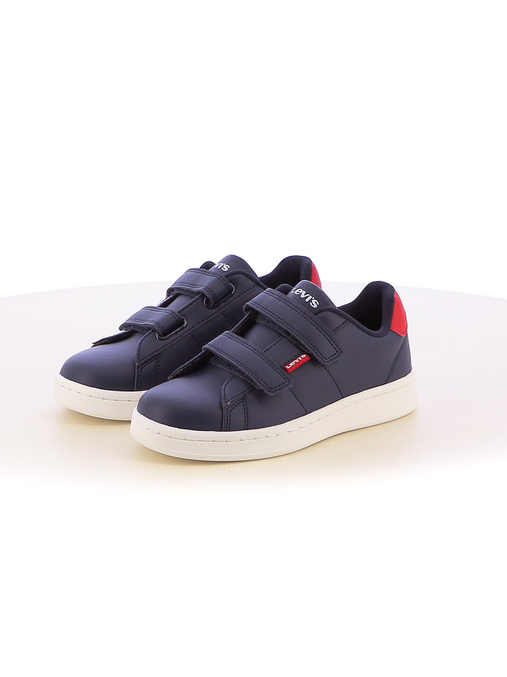 Sneakers stringate bambino LEVIS BELL JR VAVE0200S blu rosso | Costa Superstore