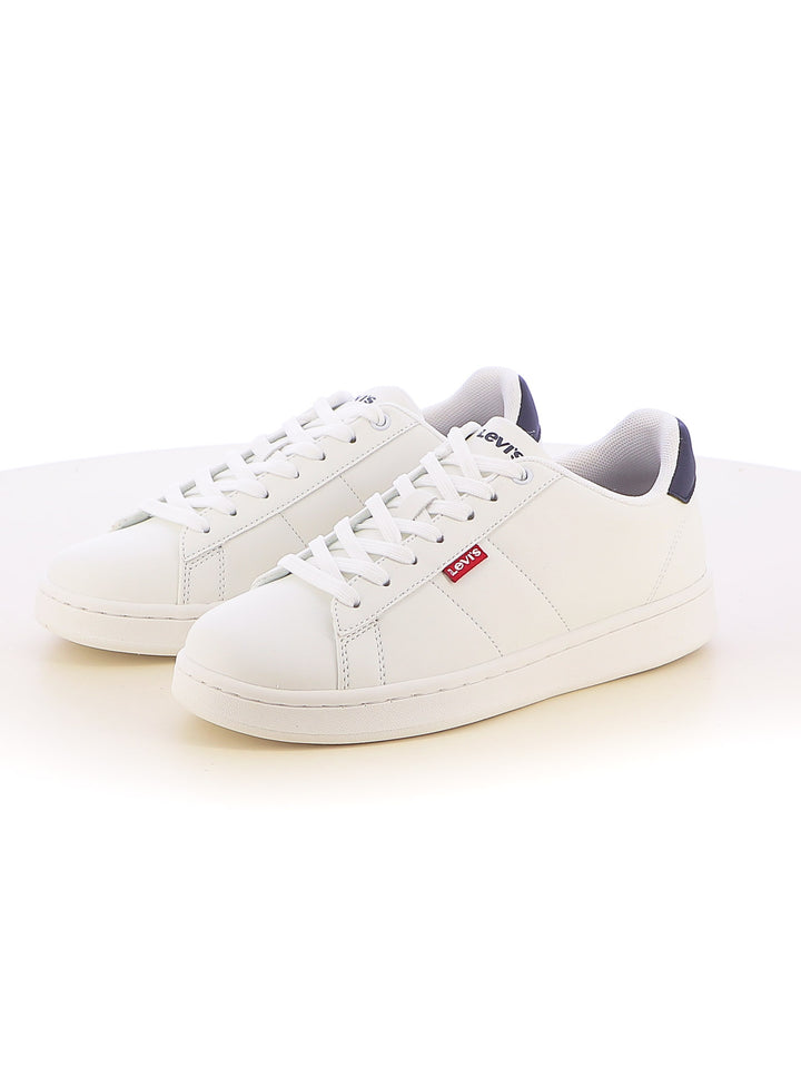 Sneakers stringate bambino LEVIS BELL JR VAVE0201S bianco blu | Costa Superstore