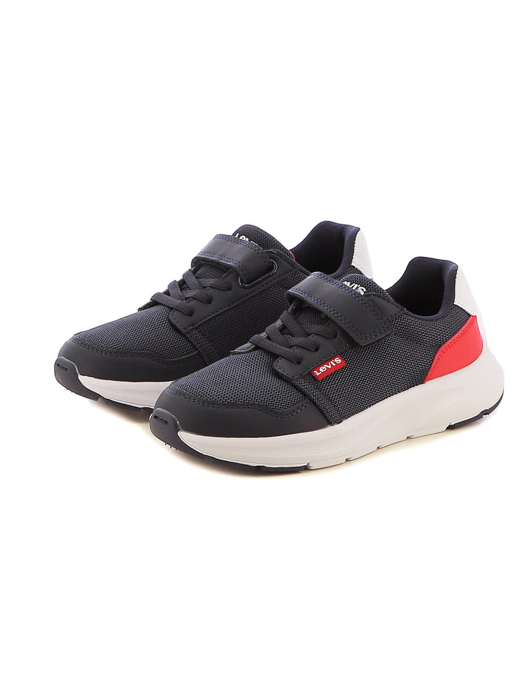 Sneakers stringate bambino LEVIS HARLEM VHUD0003T blu rosso | Costa Superstore