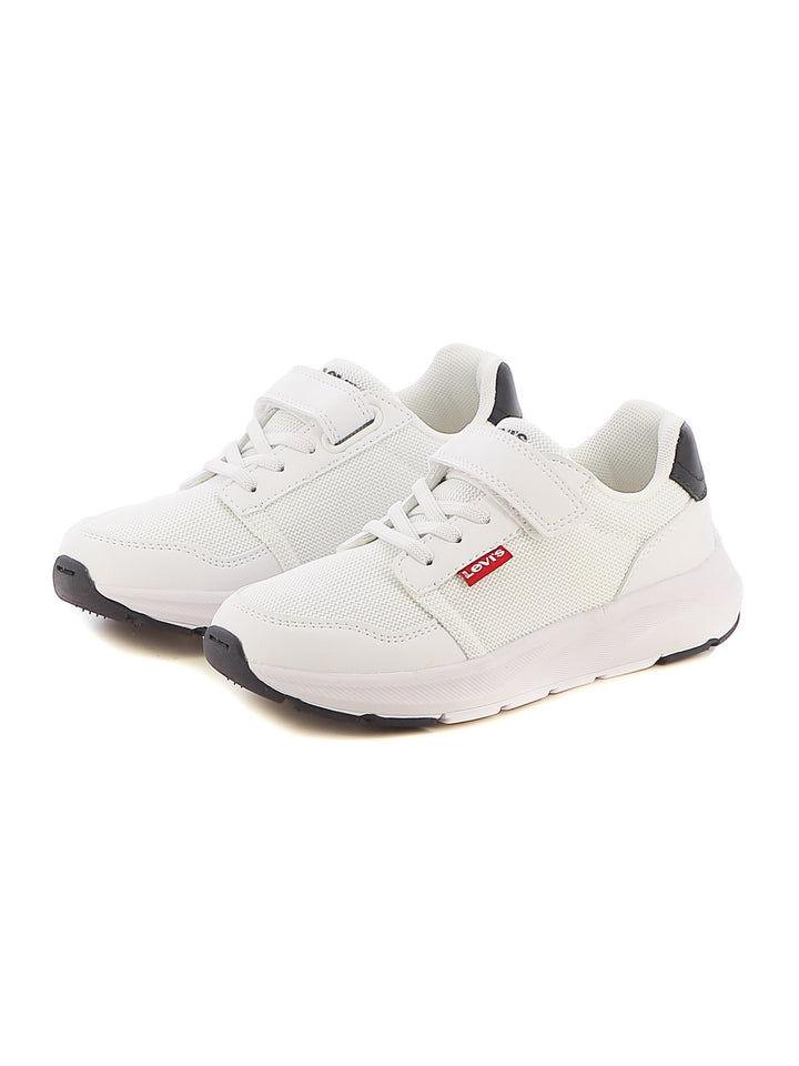 Sneakers stringate bambino LEVIS HARLEM VHUD0003T bianco blu | Costa Superstore