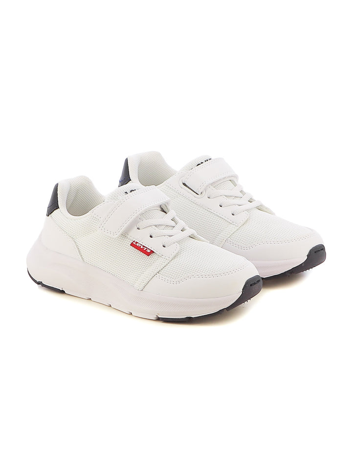 Sneakers stringate bambino LEVIS HARLEM VHUD0003T bianco blu | Costa Superstore