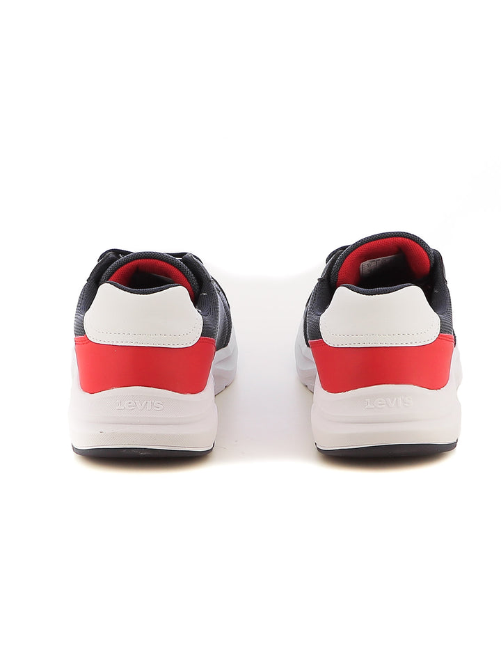 Sneakers stringate bambino LEVIS HARLEM VHUD0004T blu rosso | Costa Superstore