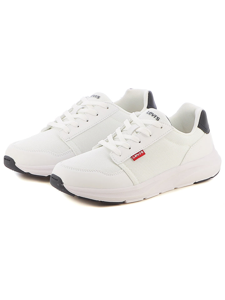 Sneakers stringate bambino LEVIS HARLEM VHUD0004T bianco blu | Costa Superstore