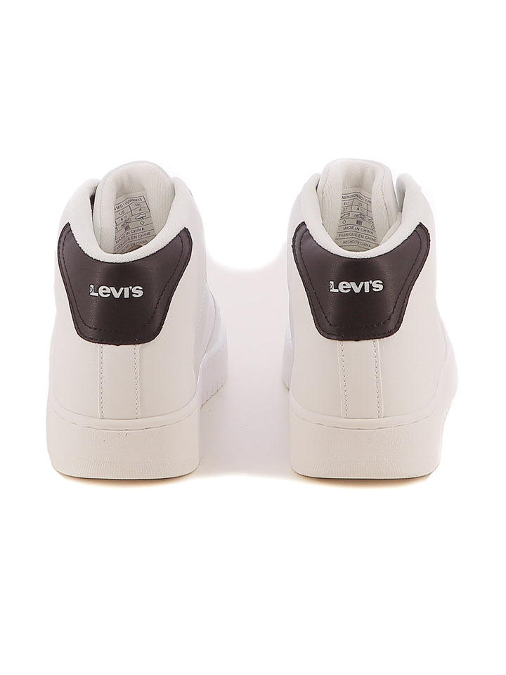 Sneakers a collo alto ragazzo LEVIS NEWUNION MID VUNI0023S bianco nero | Costa Superstore