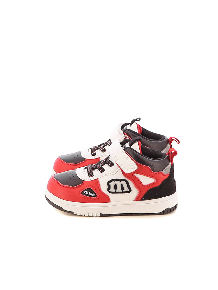 Sneakers a collo alto bambino MELANIA M2506 bianco rosso | Costa Superstore