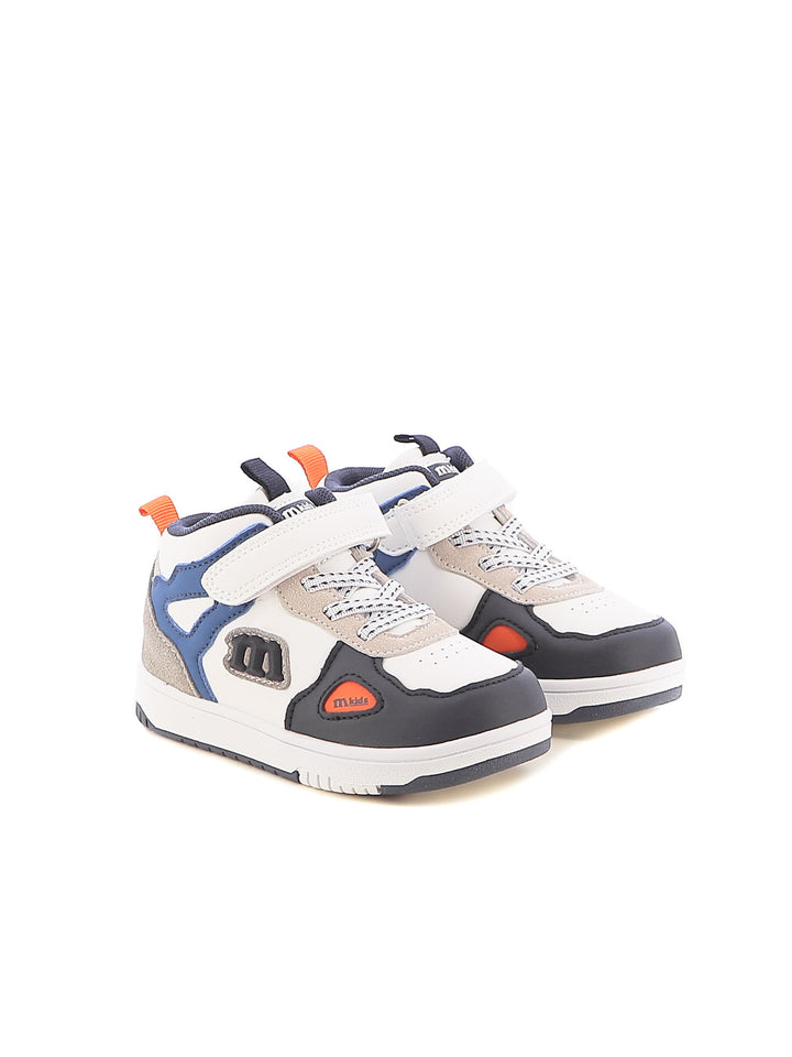 Sneakers a collo alto bambino MELANIA M2506 bianco blu | Costa Superstore