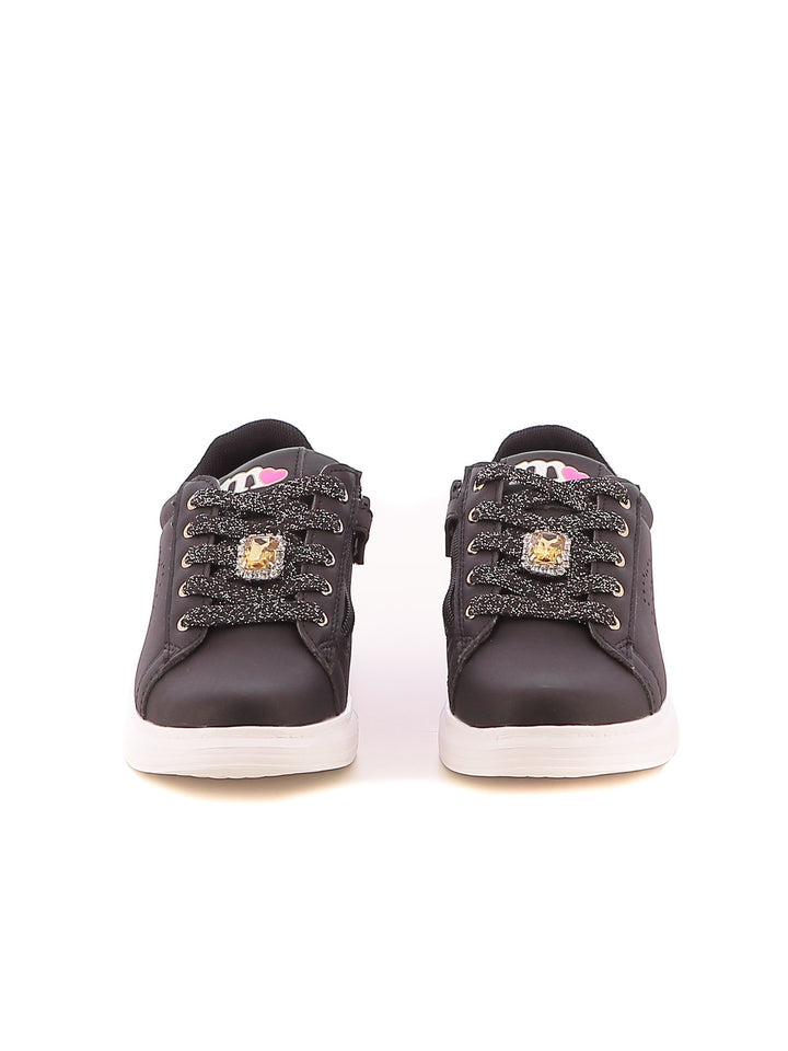 Sneakers stringate bambina MELANIA M2546 nero | Costa Superstore
