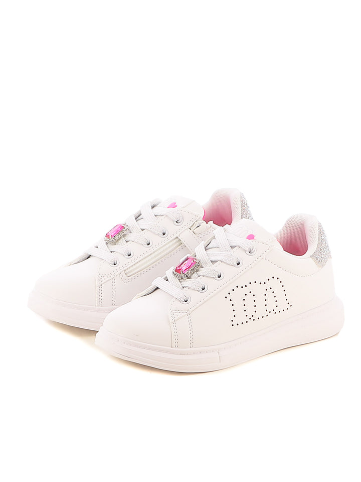 Sneakers stringate bambina MELANIA M2546 bianco | Costa Superstore