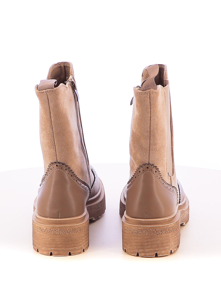 Stivaletti beatles donna MINU H25605-1 beige scuro | Costa Superstore