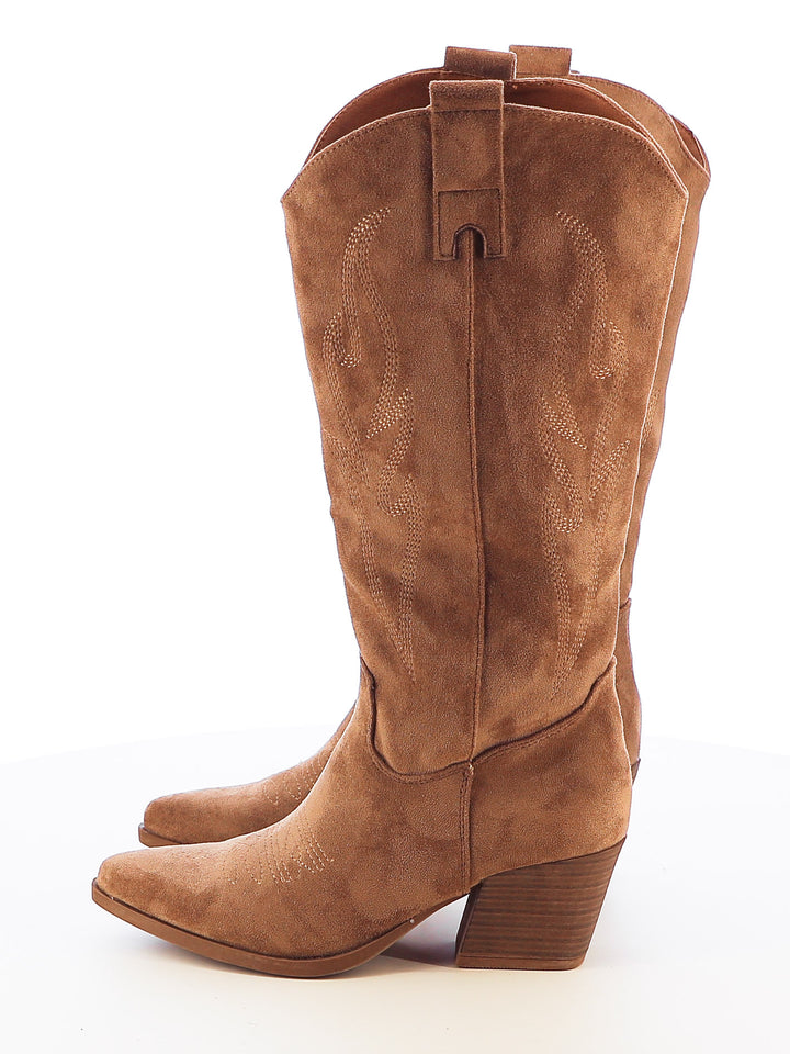 Stivali texani donna MINU H3W2058Y-49 CAM beige scuro | Costa Superstore